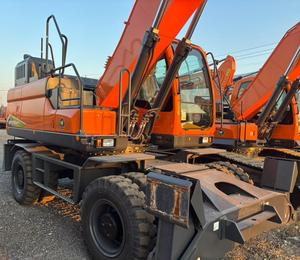 Excavatrice sur pneus d'occasion Doosan DX210W-9C, 21 tonnes, diesel, hydraulique, pour travaux de construction, également compatible avec les modèles DX150W-9 et DH210W-9 - Product Image 2