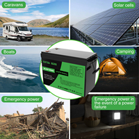 Batterie au lithium solaire 12V 24V 100Ah 200Ah à décharge profonde LifePo4 pour voiturettes de golf et appareils électroménagers – Stock UE Pologne