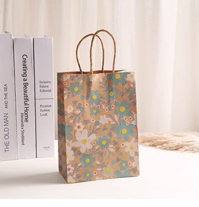 Bolsas de Papel Kraft Impresas Personalizadas, Reciclables, para Compras, Ropa, Regalos, Comida para Llevar, con su Propio Logotipo - Product Image 6