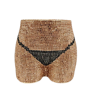 Mini sac de soirée sexy pour femme avec cristaux, pochette à strass époustouflante, sac à main à chaîne détachable pour rendez-vous galants et Halloween - Product Image 1