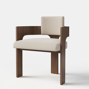 Meubles de salle à manger de style simple et luxueux, table en bois, ensemble de meubles de salle à manger, table et 6 chaises - Product Image 3