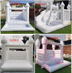 <span class=keywords><strong>Castillo</strong></span> Inflable con Tobogán y Piscina de Pelotas para Bodas, de PVC, para Niños Unisex, 10 pies x 8 pies, 3 x 2.5 m, Mini <span class=keywords><strong>Castillo</strong></span> Blanco para Niños Pequeños - Product Image 5