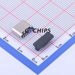 TYPEC-251LS-ARP6L68 USB Connector SMD Connector ( Connector Type: Type-C )( Gender: Female )( Mounting Type: Vertical Mount ) - Product Image 2