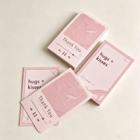 Cartes de remerciement personnalisées à couverture rigide avec reliure parfaite, papier couché et carton duplex, texte et logo personnalisés pour événements professionnels