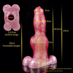 Funda de silicona para pene con nudo grande, producto de agrandamiento de pene, funda erótica para pene, juguete sexual para hombre. - Product Image 2