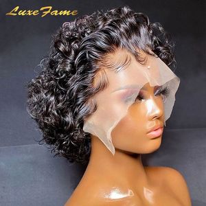 Pelucas <span class=keywords><strong>de</strong></span> Cabello Humano Vietnamita <span class=keywords><strong>de</strong></span> 8 Pulgadas con Doble Trama, Pelucas Cortas <span class=keywords><strong>de</strong></span> Cabello Humano Brasileño con <span class=keywords><strong>Corte</strong></span> Pixie para Mujeres - Product Image 2