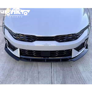 Haosheng voiture usine pare-chocs avant lèvre becquet plastique menton becquet en Fiber de carbone Look 3 pièces lèvre avant pour <span class=keywords><strong>KIA</strong></span> K5 <span class=keywords><strong>GT</strong></span>-Line <span class=keywords><strong>2023</strong></span> +. - Product Image 4