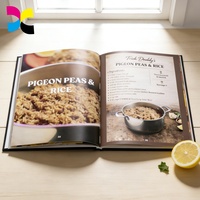 Livre de recettes de cuisine de luxe personnalisé en carton écologique à couverture rigide pour la famille, avec dorure à chaud, prix de gros fabricant