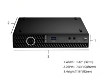 Mini-ordinateur de bureau Barebone Tiny Optiplex 3090 11e génération, propre, sans rayures, grade A, testé et fonctionnel