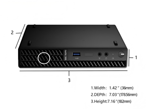 Barebone Tiny <span class=keywords><strong>Optiplex</strong></span> <span class=keywords><strong>3090</strong></span> Micro Desktop-PC 11. Generation Sauber Ohne Kratzer Klasse A Getestet Funktionsfähig - Product Image 3