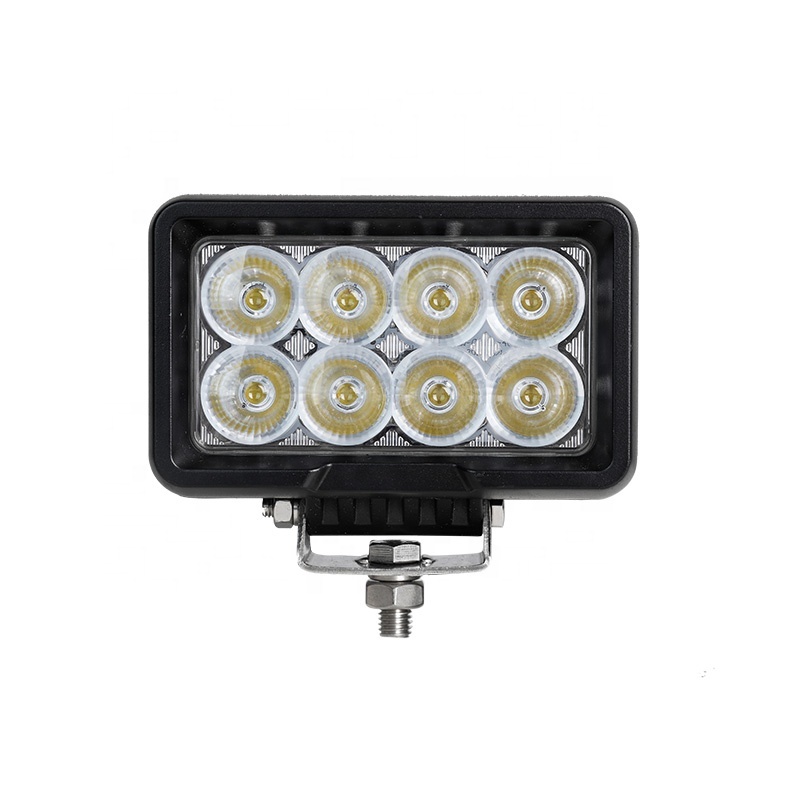 Factory Customization IP68 Waterproof 40W 6000K Aluminium LED Work Light 6 Inch Flood & Spot for Truck Construction Car Light