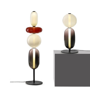 Lampe sur pied minimaliste nordique, design en verre LED, salon, chambre à coucher, bureau, lumière décorative, 220V, E27, commande par interrupteur - Product Image 5