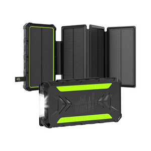 Chargeur de téléphone portable solaire sans fil portable de camping en plein air personnalisé, mini, haute capacité, double USB, étanche, 20000 mAh, 18 W, <span class=keywords><strong>super</strong></span> rapide - Product Image 4
