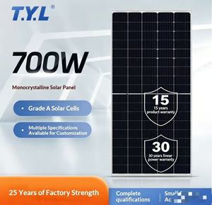 Panel Solar Monocristalino de Alta Eficiencia Tipo N TOPCon 600W 680W 700W 720W para Uso Residencial y Comercial 182-720-M Superior Pe - Product Image 4