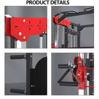Entrenador cruzado multifuncional Power Cage Gym Fitness Squat Rack y Pull-up Smith Rack para culturismo y ejercicio