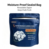 Craie en poudre blanche personnalisable avec logo, 100g, 200g, 300g, OEM, ODM, marque privée, en vrac pour haltérophilie, musculation et force athlétique