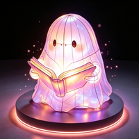 Lanternes fantômes de dessin animé mignonnes, décorations de festival à faible facteur d'effroi pour événements familiaux, centres commerciaux et rues de ville