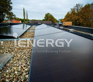 Emballage de détail à 10 degrés <span class=keywords><strong>Kit</strong></span> de montage complet pour modules solaires 1/2/4 pour <span class=keywords><strong>toit</strong></span> <span class=keywords><strong>plat</strong></span> <span class=keywords><strong>toit</strong></span> de <span class=keywords><strong>garage</strong></span> orientation sud ou est-ouest - Product Image 6