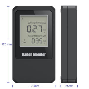 Monitor de radón Probador de radón profesional Detector de radón portátil para agua, aire y suelo RN55 - Product Image 6