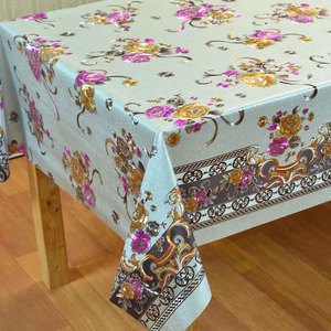 Professional Customized Printed Vinyl Tablecloth <strong>Waterproof</strong> PVC <strong>Table</strong> <strong>Cover</strong> for Household Dining <strong>Table</strong> - Product Image 3