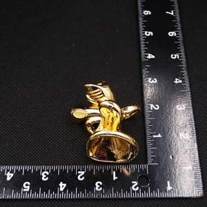 Anillo de oro vintage irregular retorcido para mujer, diseño exagerado, hueco, curvo, ajustable, abierto, estilo punk, joyería llamativa para dedo. - Product Image 5