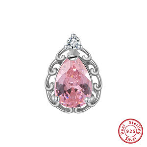 RINNTIN LMB01 + LMN09 gioielli all'ingrosso della fabbrica regolabile rosa zircone bracciale 925 argento Sterling Tennis bracciale - Product Image 4