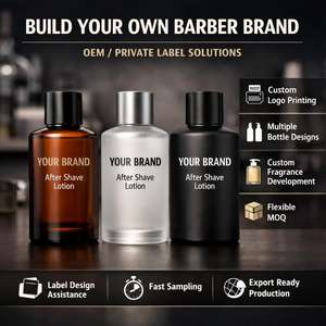 Loción para Después del Afeitado de Marca Privada OEM, Calmante para el Cuidado Masculino, Loción Calmante para la Piel Después del Afeitado, Serie Profesional para Barberos - Product Image 3