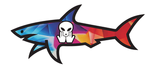 Autocollants 3D Étanche Personnalisés Paul and Shark Requin Dessin Animé avec Design Drapeau du Pays Marseille Gertrude - Product Image 2