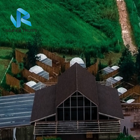Dômes géodésiques de 6 m, tentes de glamping, demi-cercle, dôme de glamping