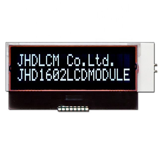 Custom 16x2 Lcd Display 1602 ST7032I Graphic Lcd Module With Pins JHD1602-G98ZBTWZ-BL