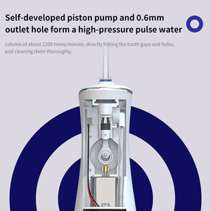 <span class=keywords><strong>Irrigador</strong></span> Dental Eléctrico Portátil Personalizado con Tanque de Agua de Gran Capacidad Antibacteriana, Hilo Dental Ortodóntico para el Hogar - Product Image 3
