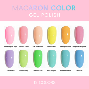 Set de Esmalte de Uñas en Gel Neón Macaron, Colores Brillantes de Verano, Gel Removible para Diseño de Uñas y <span class=keywords><strong>Manicura</strong></span> Personal - Product Image 4