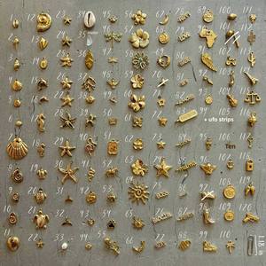 Pendentif mini-breloque transfrontalier en acier inoxydable durable plaqué or, série Océan, pour la création de colliers DIY, tendance féminine pour les soirées - Product Image 2