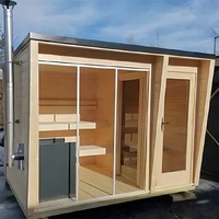 Fabricant chinois de sauna familial pour 4 personnes, cabine de sauna de jardin, sauna extérieur en bois massif, sauna électrique moderne, sauna humide pour appartement