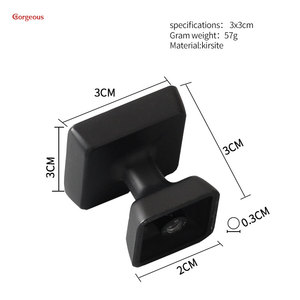 Các New Đồ Nội Thất Nhà Bếp Phần Cứng Xử Lý Nhựa Ngăn Kéo Tủ Quần Áo Kéo Lưu Trữ Tủ Kéo Xử Lý Cho Đồ Nội Thất Knobs - Product Image 4