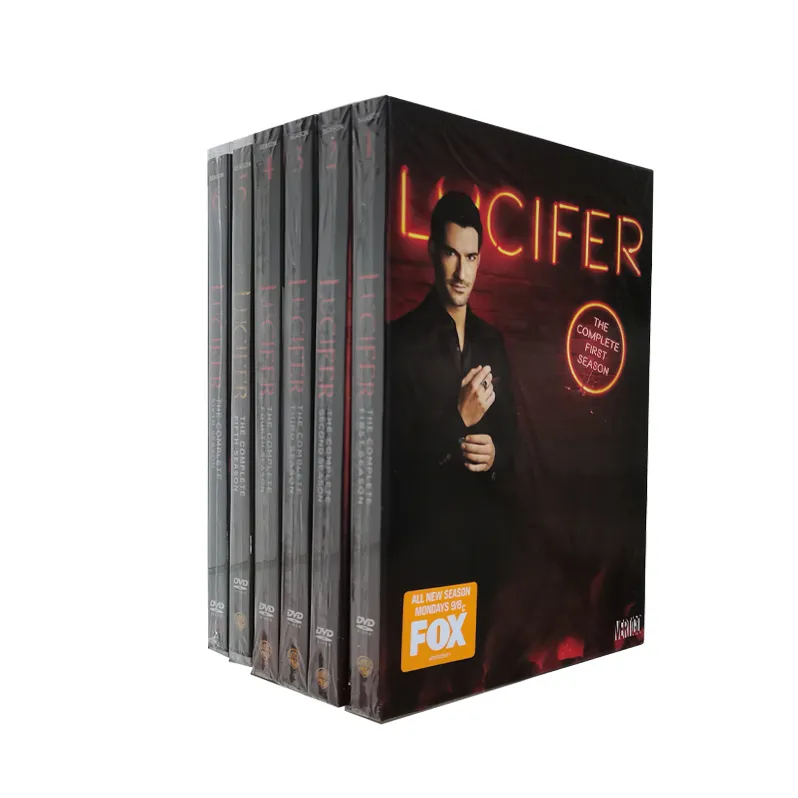Caja de dvd de Lucifer Season1-6, reproductor de películas, DVD, venta al por mayor, Amazon, eBay, Walmart, nuevo lanzamiento, Envío Gratis por aire