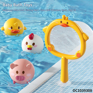 קריקטורה בצורת חיות צף כדור פלסטיק עסוק כדור מים לשחק צעצועים דיג רשת למוצרי אמבט תינוקות - Product Image 2