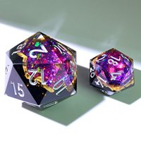 Dés géants D20, dés polyédriques surdimensionnés pour les jeux de D&D, fabricant de dés en résine personnalisés, OEM ODM