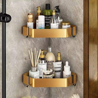 CF Moderne Salle de Bain Toilette Accessoires Décoration Maison Hôtel Set de 6 Pièces d'Accessoires de Salle de Bain en Métal Quincaillerie de Bain