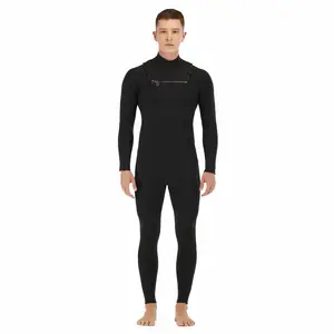 사용자 정의 남자의 긴 소매 서핑 잠수복 원피스 전면 지퍼 디자인 3.5mm SBR 서핑 정장