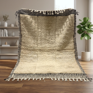 Tapis Beni Ourian en laine fait main - Réversible et écologique - Product Image 4