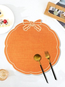 Tovagliette in Tessuto con Fiocco Ricamato Tinta Unita, Decorazione per Tavola, Tovagliette Floreali per Uso Alberghiero <span class=keywords><strong>e</strong></span> Matrimoni - Product Image 5