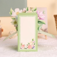 Vente en gros de cartes de voeux pour le festival, carte pop up 3D pour la fête des mères, motif Loral, carte de boîte à fleurs colorée pour meilleure maman