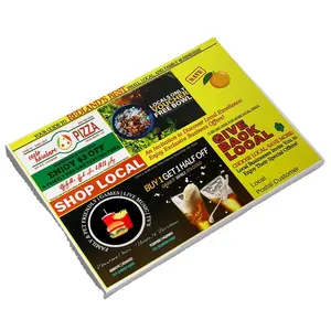 Disesuaikan A4 A5 A6 lipat kartu selebaran brosur buklet buku panduan katalog buku instruksi Manual Leaflet Pamphlet cetak