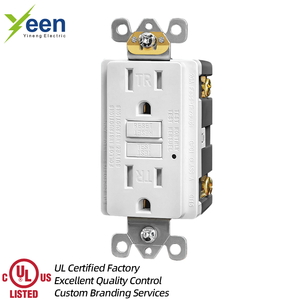 Địa phương chúng tôi cổ gfci Outlet 15 amp gfci Outlet 15 amp tường Ổ cắm ổ cắm điện điện đồ đạc điện 125V phòng tắm Outlet - Product Image 1