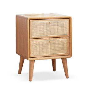Solid <b>Oak</b> <b>Bedside</b> <b>Cabinet</b> Modern Simple Nightstand Nordic Bedroom Storage Drawer <b>Cabinet</b> - Product Image 1