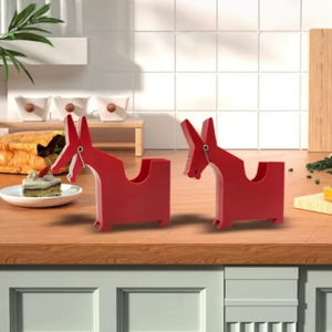 Porte-mémo de bureau mignon, clip en plastique mule, porte-cartes de visite, rangement, fournitures de bureau, distributeurs, papeterie - Product Image 5