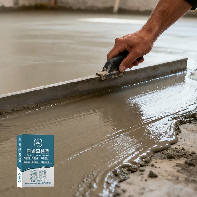 RONGPAI C30 High Quality Fiber Reinforced Self-leveling Mortar Self Leveling Cement Is Used for for Flooring Leveling