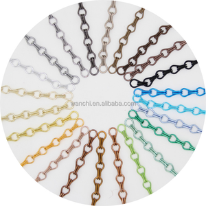 Moustiquaire à maillons en aluminium anodisé rouge, <span class=keywords><strong>rideau</strong></span> métallique coloré à double crochet pour l'architecture visuelle - Product Image 4