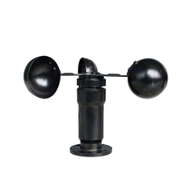 Testeur de volume d'air à trois tasses météorologique Anémomètre extérieur RS485 Capteur de vitesse du vent Anémomètre de grue à tour de haute précision